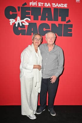 Fifi Et Sa Bande, C’etait Pas Gagne Premiere - Paris Huguette and Gerard Lacheau attending the premiere of the Canal Plus documentary series ‘Fifi et sa bande, c’etait pas gagne’ about actor Philippe Lacheau, held at Max Linder Panorama cinema, in Paris, France, on September 29th, 2026. Photo by Mireille Ampilhac ABACAPRESS.COM Paris France  Copyright: xAmpilhacxMireille ABACAx