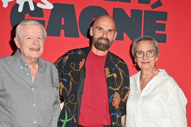 Fifi Et Sa Bande, C’etait Pas Gagne Premiere - Paris Gerard Lacheau, Christopher McLoughlin and Huguette Lacheau attending the premiere of the Canal Plus documentary series ‘Fifi et sa bande, c’etait pas gagne’ about actor Philippe Lacheau, held at Max Linder Panorama cinema, in Paris, France, on September 29th, 2026. Photo by Mireille Ampilhac ABACAPRESS.COM Paris France  Copyright: xAmpilhacxMireille ABACAx