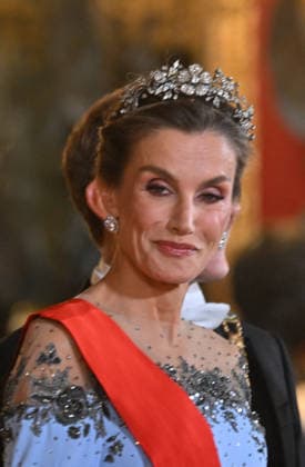 King Felipe VI of Spain, Queen Letizia of Spain, French President Emmanuel Macron, and his wife, First Lady Brigitte Macron, arrive at the gala dinner in honor of the French presidential couple at the Royal Palace in Madrid, Spain, on September 29, 2026. The French presidential couple is on a two-day official visit to Spain. Christian Liewig Bestimage King Felipe VI of Spain, Queen Letizia of Spain, French President Emmanuel Macron, and his wife, First Lady Brigitte Macron, arrive at the gala dinner in honor of the French presidential couple at the Royal Palace in Madrid, Spain, on September 29, 2026. The French presidential couple is on a two-day official visit to Spain. Madrid, Spain  Copyright: xChristianxLiewigx xBestimagexChristianxLiewigx xBestimagex