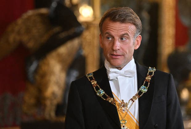 King Felipe VI of Spain, Queen Letizia of Spain, French President Emmanuel Macron, and his wife, First Lady Brigitte Macron, arrive at the gala dinner in honor of the French presidential couple at the Royal Palace in Madrid, Spain, on September 29, 2026. The French presidential couple is on a two-day official visit to Spain. Christian Liewig Bestimage King Felipe VI of Spain, Queen Letizia of Spain, French President Emmanuel Macron, and his wife, First Lady Brigitte Macron, arrive at the gala dinner in honor of the French presidential couple at the Royal Palace in Madrid, Spain, on September 29, 2026. The French presidential couple is on a two-day official visit to Spain. Madrid, Spain  Copyright: xChristianxLiewigx xBestimagexChristianxLiewigx xBestimagex