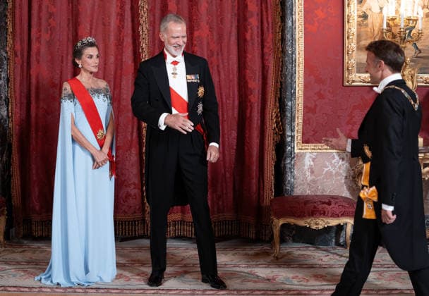 King Felipe VI and Queen Letizia of Spain hosted Emmanuel Macron, President of the French Republic, and First Lady Brigitte Macron for a state dinner in their honor at the Royal Palace in Madrid, September 29, 2026 King Felipe VI King Felipe VI of Spain and Queen Letizia Queen Letizia of Spain host a gala dinner in honor of Emmanuel Macron and First Lady Brigitte Macron at the Royal Palace in Madrid on September 29, 2026 Madrid, Spain  Copyright: xLALOxYASKYx xBESTIMAGExLALOxYASKYx xBESTIMAGEx