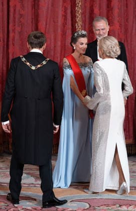 King Felipe VI and Queen Letizia of Spain hosted Emmanuel Macron, President of the French Republic, and First Lady Brigitte Macron for a state dinner in their honor at the Royal Palace in Madrid, September 29, 2026 King Felipe VI King Felipe VI of Spain and Queen Letizia Queen Letizia of Spain host a gala dinner in honor of Emmanuel Macron and First Lady Brigitte Macron at the Royal Palace in Madrid on September 29, 2026 Madrid, Spain  Copyright: xLALOxYASKYx xBESTIMAGExLALOxYASKYx xBESTIMAGEx