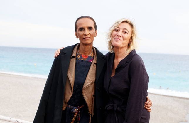 Karine Silla and Valeria Bruni Tedeschi at the photocall for the film *Un jeu dangereux* during the 8th edition of the Cinéroman Festival in Nice on September 29, 2026. Jacovides Bebert, Bestimage. Photocall for the film *Un jeu dangereux* at the 8th edition of the Cinéroman Festival in Nice, France  Copyright: xDominiquexJacovidesx-xBrunoxBebertx xBestimagexDominiquexJacovidesx-xBrunoxBebertx xBestimagex