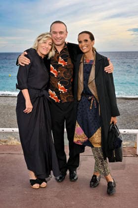 Valeria Bruni Tedeschi, Vincent Perez and his wife Karine Silla at the photocall for the film *Un jeu dangereux* during the 8th edition of the Cinéroman Festival in Nice on September 29, 2026. Jacovides Bebert, Bestimage. Photocall for the film *Un jeu dangereux* at the 8th edition of the Cinéroman Festival in Nice on September 29, 2026, Nice, France  Copyright: xDominiquexJacovidesx-xBrunoxBebertx xBestimagexDominiquexJacovidesx-xBrunoxBebertx xBestimagex