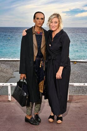Karine Silla and Valeria Bruni Tedeschi at the photocall for the film *Un jeu dangereux* during the 8th edition of the Cinéroman Festival in Nice on September 29, 2026. Jacovides Bebert, Bestimage. Photocall for the film *Un jeu dangereux* at the 8th edition of the Cinéroman Festival in Nice, France  Copyright: xDominiquexJacovidesx-xBrunoxBebertx xBestimagexDominiquexJacovidesx-xBrunoxBebertx xBestimagex