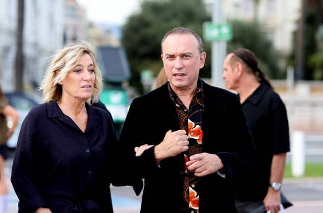 Valeria Bruni Tedeschi and Vincent Perez at the photocall for the film *Un jeu dangereux* during the 8th edition of the Cinéroman Festival in Nice on September 29, 2026 Jacovides Bebert Bestimage Photocall for the film *Un jeu dangereux* at the 8th edition of the Cinéroman Festival in Nice on September 29, 2026, Nice, France  Copyright: xDominiquexJacovidesx-xBrunoxBebertx xBestimagexDominiquexJacovidesx-xBrunoxBebertx xBestimagex