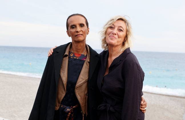 Karine Silla and Valeria Bruni Tedeschi at the photocall for the film *Un jeu dangereux* during the 8th edition of the Cinéroman Festival in Nice on September 29, 2026. Jacovides Bebert, Bestimage. Photocall for the film *Un jeu dangereux* at the 8th edition of the Cinéroman Festival in Nice, France  Copyright: xDominiquexJacovidesx-xBrunoxBebertx xBestimagexDominiquexJacovidesx-xBrunoxBebertx xBestimagex