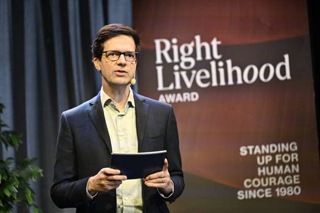 STOCKHOLM, SWEDEN, September 30, 2026 Ole von Uexkull, Executive Director, Presents the 2026 Right Livelihood Award Winners STOCKHOLM, SWEDEN x10050x  Copyright: xPontusxLundahl TTx RIGHT LIVELIHOOD PRISET 2026 St82EPzMz5M