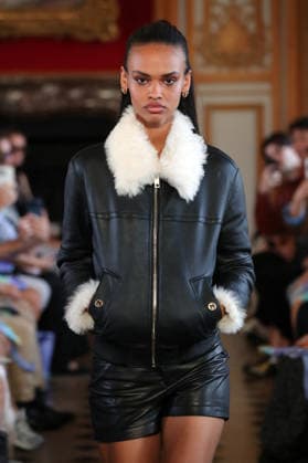 PFW - Nothing Nine Runway A model walks the runway during the Nothing Nine Womenswear Spring Summer 2024 show as part of Paris Fashion Week on October 03, 2023 in Paris, France. Photo by Alain-Gil Gonzalez ABACAPRESS..COM Paris France  Copyright: xGonzalezxAlain-Gil ABACAx