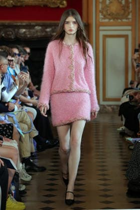 PFW - Nothing Nine Runway A model walks the runway during the Nothing Nine Womenswear Spring Summer 2024 show as part of Paris Fashion Week on October 03, 2023 in Paris, France. Photo by Alain-Gil Gonzalez ABACAPRESS..COM Paris France  Copyright: xGonzalezxAlain-Gil ABACAx