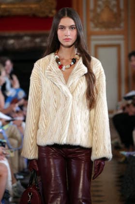 PFW - Nothing Nine Runway A model walks the runway during the Nothing Nine Womenswear Spring Summer 2024 show as part of Paris Fashion Week on October 03, 2023 in Paris, France. Photo by Alain-Gil Gonzalez ABACAPRESS..COM Paris France  Copyright: xGonzalezxAlain-Gil ABACAx