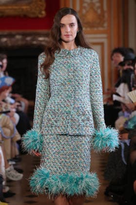 PFW - Nothing Nine Runway A model walks the runway during the Nothing Nine Womenswear Spring Summer 2024 show as part of Paris Fashion Week on October 03, 2023 in Paris, France. Photo by Alain-Gil Gonzalez ABACAPRESS..COM Paris France  Copyright: xGonzalezxAlain-Gil ABACAx