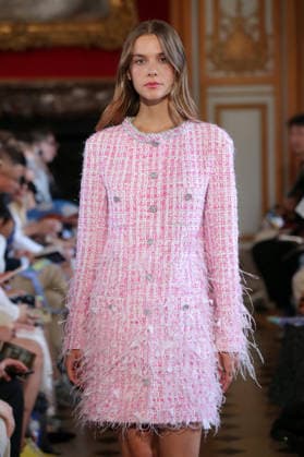 PFW - Nothing Nine Runway A model walks the runway during the Nothing Nine Womenswear Spring Summer 2024 show as part of Paris Fashion Week on October 03, 2023 in Paris, France. Photo by Alain-Gil Gonzalez ABACAPRESS..COM Paris France  Copyright: xGonzalezxAlain-Gil ABACAx