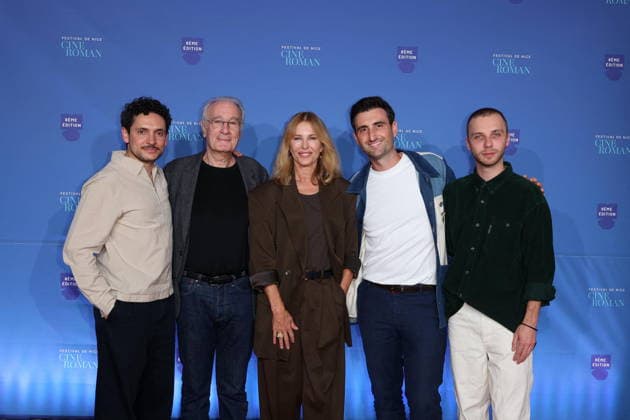Matthieu Rumani, Bernard Le Coq, Pascale Arbillot, Nicolas Slomka and Jérémy Gillet Red carpet at the 8th edition of the Cinéroman Festival in Nice on September 29, 2026 Jacovides Bebert Bestimage Red carpet at the 8th edition of the Cinéroman Festival in Nice on September 29, 2026 Nice, France  Copyright: xDominiquexJacovidesx-xBrunoxBebertx xBestimagexDominiquexJacovidesx-xBrunoxBebertx xBestimagex