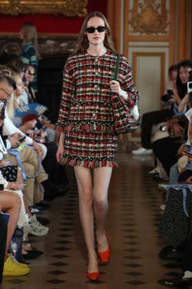 PFW - Nothing Nine Runway A model walks the runway during the Nothing Nine Womenswear Spring Summer 2024 show as part of Paris Fashion Week on October 03, 2023 in Paris, France. Photo by Alain-Gil Gonzalez ABACAPRESS..COM Paris France  Copyright: xGonzalezxAlain-Gil ABACAx