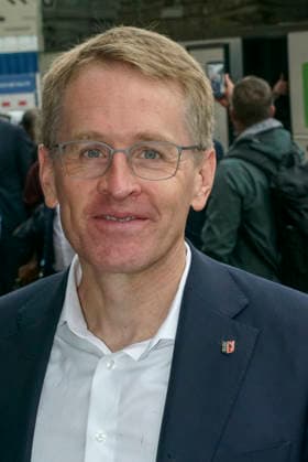 CNTV CITY HALL Schleswig-Holstein s Minister President Daniel Guenther (CDU) at Hamburg City Hall on September 29, 2026, Hamburg, Germany