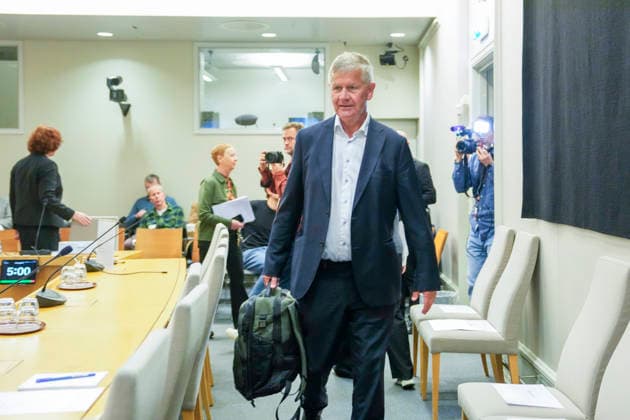 Epstein Hearing Begins in the Storting, Oslo, September 30, 2026. Erik Solheim is present at a public hearing of the Storting’s Control and Constitutional Committee regarding practices at the Ministry of Foreign Affairs and Jeffrey Epstein’s network in Norway. Photo: Heiko Junge, NTB, Oslo, Norway 78z1yvXa8vI EDITORIAL USE ONLY Ref BNC POL78z1yvXa8vI jpg  Copyright: xHeikoxJungex xNTBx