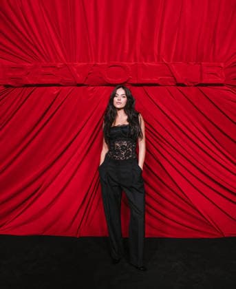 Sarah Nader at the Revolve magazine launch party at the Hôtel d’Évreux on Place Vendôme on September 29, 2026. Sam Delpech, Bestimage. Sarah Nader at the Revolve magazine launch party at the Hôtel d’Évreux on Place Vendôme on September 29, 2026, Paris, France  Copyright: xSamxDelpechx xBestimagexSamxDelpechx xBestimagex