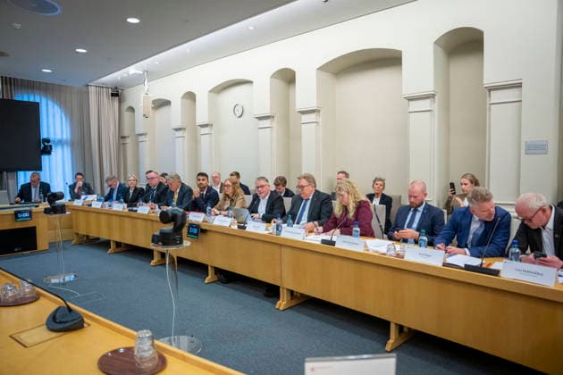 Epstein Hearing Begins in the Storting, Oslo, September 30, 2026. The Storting’s Control and Constitutional Affairs Committee is holding a public hearing on practices at the Ministry of Foreign Affairs and Jeffrey Epstein’s network in Norway. Photo: Heiko Junge, NTB, Oslo, Norway u5FlGG51dJw EDITORIAL USE ONLY Ref BNC POLu5FlGG51dJw jpg  Copyright: xHeikoxJungex xNTBx