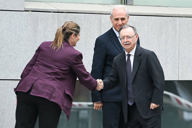 The judge of the National Court is hearing testimony today from the president of Ceuta regarding the mass influx of migrants. The president of Ceuta, Juan Jesús Vivas, upon his arrival at the National Court on September 30, 2026, in Madrid, Spain. Vivas is testifying as a witness in the National Court case investigating the mass influx of migrants into Ceuta last July. The president of Ceuta has already stated in several television interviews that he intends to report to the court on all the calls and alerts he sent to the central government in the days leading up to the events. SEPTEMBER 30, 2026, Spain  Copyright: xGustavoxValientex 7809659
