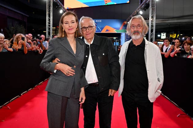 Carole Bouquet, Fabrice Luchini and Martin Provost on the red carpet at the 8th edition of the Cinéroman Festival in Nice on September 29, 2026. Jacovides Bebert Bestimage. Red carpet at the 8th edition of the Cinéroman Festival in Nice on September 29, 2026. Nice, France  Copyright: xBrunoxBebertx xDominiquexjacovidesx xBestimagexBrunoxBebertx xDominiquexjacovidesx xBestimagex