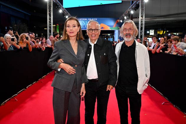 Carole Bouquet, Fabrice Luchini and Martin Provost on the red carpet at the 8th edition of the Cinéroman Festival in Nice on September 29, 2026. Jacovides Bebert Bestimage. Red carpet at the 8th edition of the Cinéroman Festival in Nice on September 29, 2026. Nice, France  Copyright: xBrunoxBebertx xDominiquexjacovidesx xBestimagexBrunoxBebertx xDominiquexjacovidesx xBestimagex