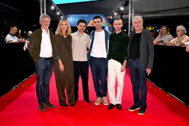 Pascale Arbillot, Matthieu Rumani, Nicolas Slomka, Jérémy Gillet, and Bernard Le Coq Red carpet at the 8th edition of the Cinéroman Festival in Nice on September 29, 2026 Jacovides Bebert Bestimage Red carpet at the 8th edition of the Cinéroman Festival in Nice on September 29, 2026 Nice, France  Copyright: xBrunoxBebertx xDominiquexjacovidesx xBestimagexBrunoxBebertx xDominiquexjacovidesx xBestimagex