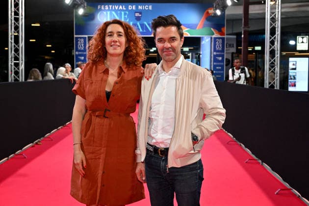 Lauriane Escaffre and Yvonnick Muller on the red carpet at the 8th edition of the Cinéroman Festival in Nice on September 29, 2026. Jacovides Bebert Bestimage Red carpet at the 8th edition of the Cinéroman Festival in Nice on September 29, 2026 Nice, France  Copyright: xBrunoxBebertx xDominiquexjacovidesx xBestimagexBrunoxBebertx xDominiquexjacovidesx xBestimagex