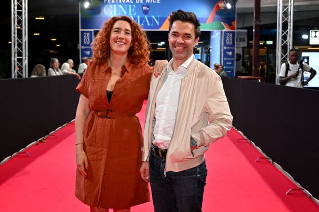 Lauriane Escaffre and Yvonnick Muller on the red carpet at the 8th edition of the Cinéroman Festival in Nice on September 29, 2026. Jacovides Bebert Bestimage Red carpet at the 8th edition of the Cinéroman Festival in Nice on September 29, 2026 Nice, France  Copyright: xBrunoxBebertx xDominiquexjacovidesx xBestimagexBrunoxBebertx xDominiquexjacovidesx xBestimagex