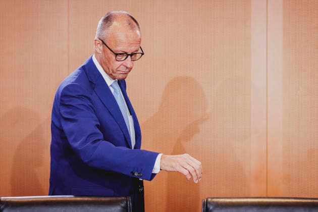 Friedrich Merz (CDU), Federal Chancellor, photographed during a cabinet meeting at the Federal Chancellery in Berlin, September 30, 2026, Berlin, Germany Copyright: xFlorianxGaertnerx