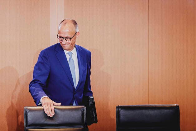 Friedrich Merz (CDU), Federal Chancellor, photographed during a cabinet meeting at the Federal Chancellery in Berlin, September 30, 2026, Berlin, Germany Copyright: xFlorianxGaertnerx