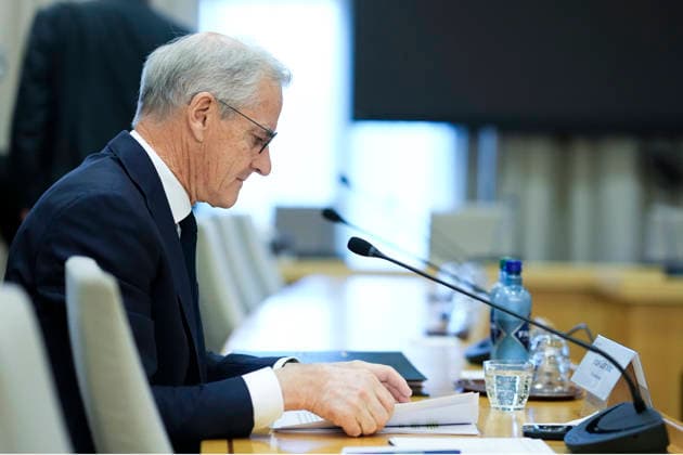 Another hearing on Jeffrey Epstein’s network in Norway Oslo 20260930 Prime Minister Jonas Gahr Store (Ap) at a hearing held by the Storting’s Control and Constitution Committee on practices at the Ministry of Foreign Affairs and Jeffrey Epstein’s network in Norway Photo: Cornelius Poppe, NTB Oslo, Norway JSJiYtyjgwg EDITORIAL USE ONLY Ref BNC POLJSJiYtyjgwg jpg  Copyright: xCorneliusxPoppex xNTBx