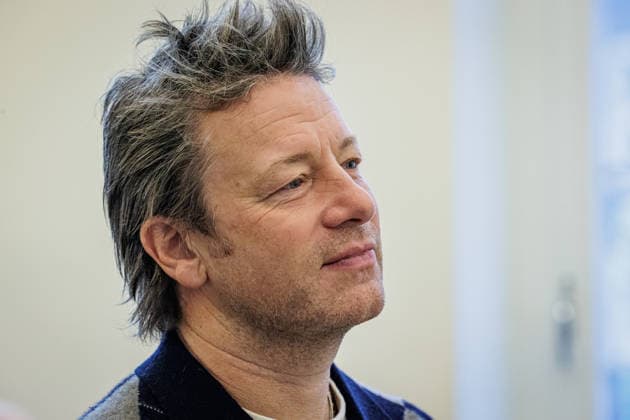 September 30, 2026 Düsseldorf Celebrity chef Jamie Oliver visits Düsseldorf City Hall Düsseldorf City Hall North Rhine-Westphalia Germany