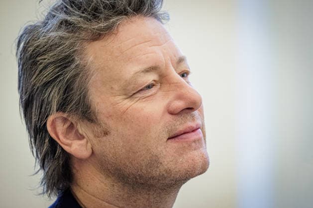 September 30, 2026 Düsseldorf Celebrity chef Jamie Oliver visits Düsseldorf City Hall Düsseldorf City Hall North Rhine-Westphalia Germany