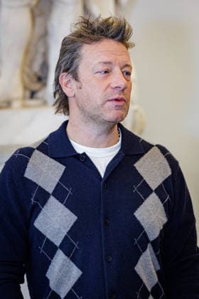 September 30, 2026 Düsseldorf Celebrity chef Jamie Oliver visits Düsseldorf City Hall Düsseldorf City Hall North Rhine-Westphalia Germany