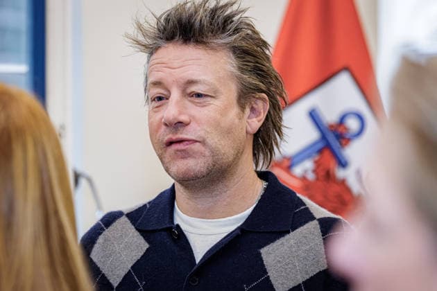 September 30, 2026 Düsseldorf Celebrity chef Jamie Oliver visits Düsseldorf City Hall Düsseldorf City Hall North Rhine-Westphalia Germany