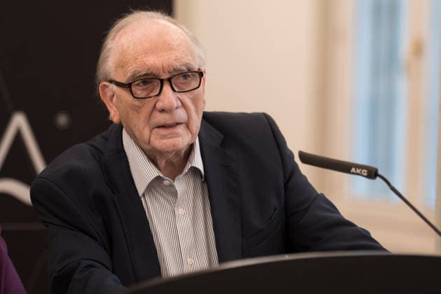 Pamplona will host the 41st edition of the Goya Awards. The president of the Spanish Academy of Motion Picture Arts and Sciences, Fernando Méndez Leite, during the ceremony announcing the city that will host the 41st edition of the Goya Awards, on September 30, 2026, in Madrid, Spain. SEPTEMBER 30, 2026 Diego Radamé Spain  Copyright: xDiegoxRadamÃ sx 7809910
