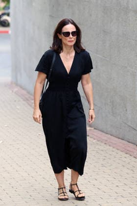 Family and friends bid farewell to filmmaker Gonzalo Suárez. Actress Aitana Sánchez Gijón arrives at the funeral home to say her final goodbyes to filmmaker Gonzalo Suárez, on September 30, 2026, in Madrid, Spain CELEBRITIES FUNERAL HOME DEATH FILMMAKER Ángel Díaz Brin Madrid Madrid Spain  Copyright: xÃngelxDiazxBrinasx 7810006