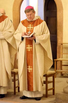Stephan Burger during the worship service on the third day of the fall plenary assembly of the German Bishops Conference at St. Michael s Church in Fulda, September 30, 2026 Foto:xP.xBackx xFuturexImagex bischofskonferenz_6702
