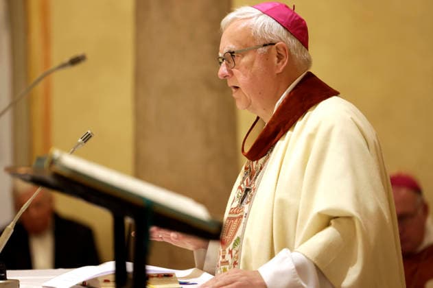 Heiner Koch at the worship service on the third day of the fall plenary assembly of the German Bishops Conference at St. Michael s Church in Fulda, September 30, 2026 Foto:xP.xBackx xFuturexImagex bischofskonferenz_6708