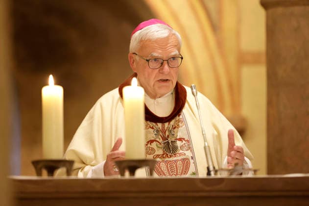 Heiner Koch at the worship service on the third day of the fall plenary assembly of the German Bishops Conference at St. Michael s Church in Fulda, September 30, 2026 Foto:xP.xBackx xFuturexImagex bischofskonferenz_6711