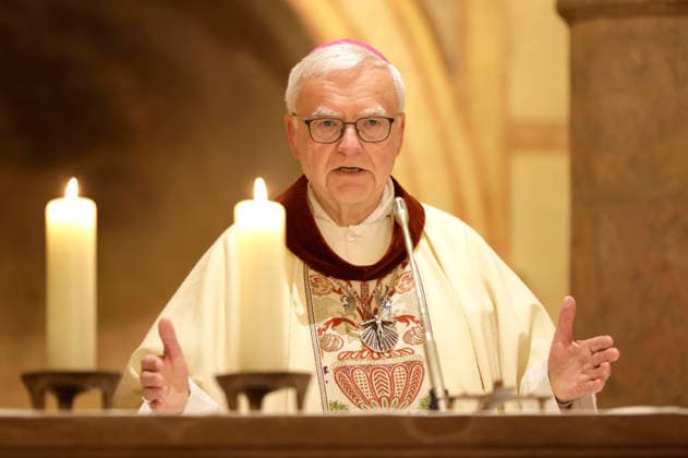 Heiner Koch at the worship service on the third day of the fall plenary assembly of the German Bishops Conference at St. Michael s Church in Fulda, September 30, 2026 Foto:xP.xBackx xFuturexImagex bischofskonferenz_6712