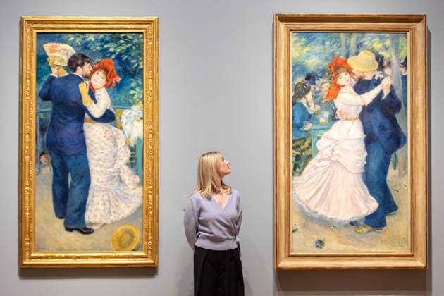 Renoir and Love at the National Gallery, London, UK 30 September 2026 Works on display at the press preview of Renoir and Love at the National Gallery, London, UK, on 30 September 2026. The most significant exhibition of Pierre-Auguste Renoir s work in the UK for 20 years brings together 45 paintings organised in partnership with the MusÃ e d Orsay, Paris, and the Museum of Fine Arts, Boston, on view from 3 October 2026 until 31 January 2027., Credit:PETE SPELLER Avalon  Copyright: xPETExSPELLERx xAvalonx 1139422143