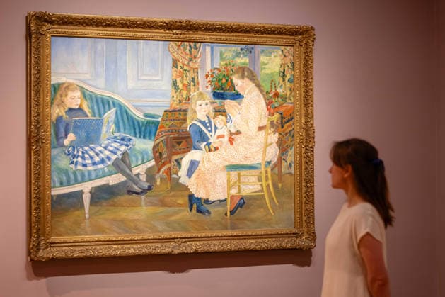Renoir and Love at the National Gallery, London, UK 30 September 2026 Works on display at the press preview of Renoir and Love at the National Gallery, London, UK, on 30 September 2026. The most significant exhibition of Pierre-Auguste Renoir s work in the UK for 20 years brings together 45 paintings organised in partnership with the MusÃ e d Orsay, Paris, and the Museum of Fine Arts, Boston, on view from 3 October 2026 until 31 January 2027., Credit:PETE SPELLER Avalon  Copyright: xPETExSPELLERx xAvalonx 1139422160
