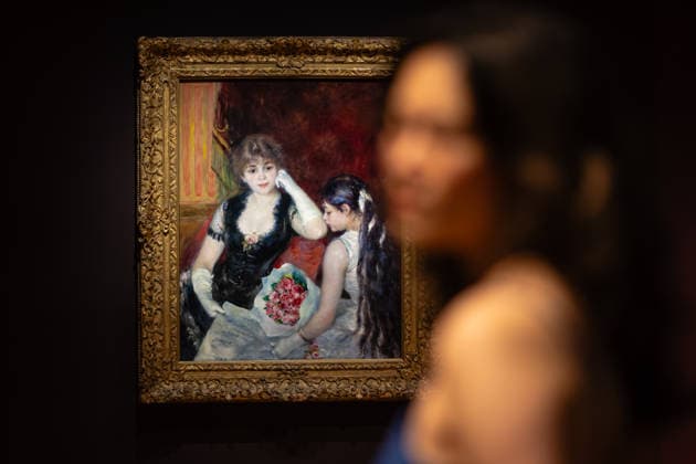 Renoir and Love at the National Gallery, London, UK 30 September 2026 Works on display at the press preview of Renoir and Love at the National Gallery, London, UK, on 30 September 2026. The most significant exhibition of Pierre-Auguste Renoir s work in the UK for 20 years brings together 45 paintings organised in partnership with the MusÃ e d Orsay, Paris, and the Museum of Fine Arts, Boston, on view from 3 October 2026 until 31 January 2027., Credit:PETE SPELLER Avalon  Copyright: xPETExSPELLERx xAvalonx 1139422175