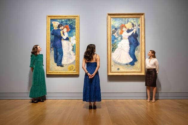 Renoir and Love at the National Gallery, London, UK 30 September 2026 Works on display at the press preview of Renoir and Love at the National Gallery, London, UK, on 30 September 2026. The most significant exhibition of Pierre-Auguste Renoir s work in the UK for 20 years brings together 45 paintings organised in partnership with the MusÃ e d Orsay, Paris, and the Museum of Fine Arts, Boston, on view from 3 October 2026 until 31 January 2027., Credit:PETE SPELLER Avalon  Copyright: xPETExSPELLERx xAvalonx 1139422294