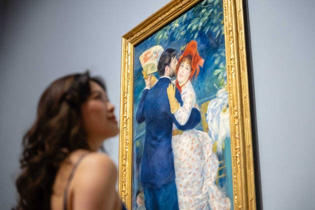 Renoir and Love at the National Gallery, London, UK 30 September 2026 Pierre-Auguste Renoir s Dance in the Country, 1883, on display at the press preview of Renoir and Love at the National Gallery, London, UK, on 30 September 2026. The work, on loan from the MusÃ e d Orsay, Paris, is among 45 paintings in the most significant exhibition of Renoir s work in the UK for 20 years, on view from 3 October 2026 until 31 January 2027., Credit:PETE SPELLER Avalon  Copyright: xPETExSPELLERx xAvalonx 1139422306