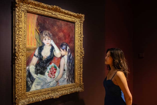 Renoir and Love at the National Gallery, London, UK 30 September 2026 Works on display at the press preview of Renoir and Love at the National Gallery, London, UK, on 30 September 2026. The most significant exhibition of Pierre-Auguste Renoir s work in the UK for 20 years brings together 45 paintings organised in partnership with the MusÃ e d Orsay, Paris, and the Museum of Fine Arts, Boston, on view from 3 October 2026 until 31 January 2027., Credit:PETE SPELLER Avalon  Copyright: xPETExSPELLERx xAvalonx 1139422385