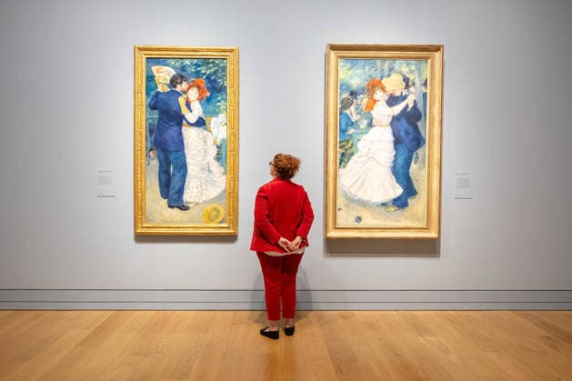 Renoir and Love at the National Gallery, London, UK 30 September 2026 Works on display at the press preview of Renoir and Love at the National Gallery, London, UK, on 30 September 2026. The most significant exhibition of Pierre-Auguste Renoir s work in the UK for 20 years brings together 45 paintings organised in partnership with the MusÃ e d Orsay, Paris, and the Museum of Fine Arts, Boston, on view from 3 October 2026 until 31 January 2027., Credit:PETE SPELLER Avalon  Copyright: xPETExSPELLERx xAvalonx 1139422396
