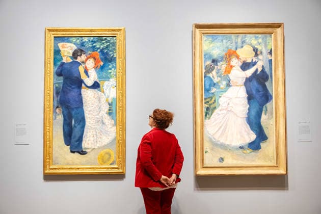 Renoir and Love at the National Gallery, London, UK 30 September 2026 Works on display at the press preview of Renoir and Love at the National Gallery, London, UK, on 30 September 2026. The most significant exhibition of Pierre-Auguste Renoir s work in the UK for 20 years brings together 45 paintings organised in partnership with the MusÃ e d Orsay, Paris, and the Museum of Fine Arts, Boston, on view from 3 October 2026 until 31 January 2027., Credit:PETE SPELLER Avalon  Copyright: xPETExSPELLERx xAvalonx 1139422408